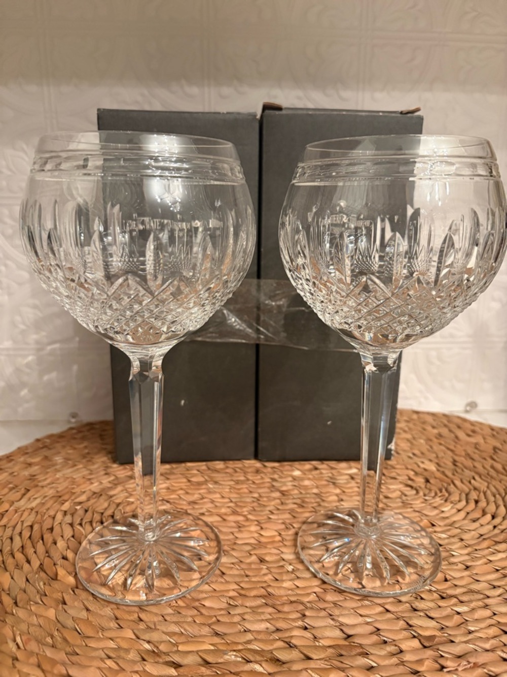 Waterford Crystal Clarendon Goblets -  (Set of 2)